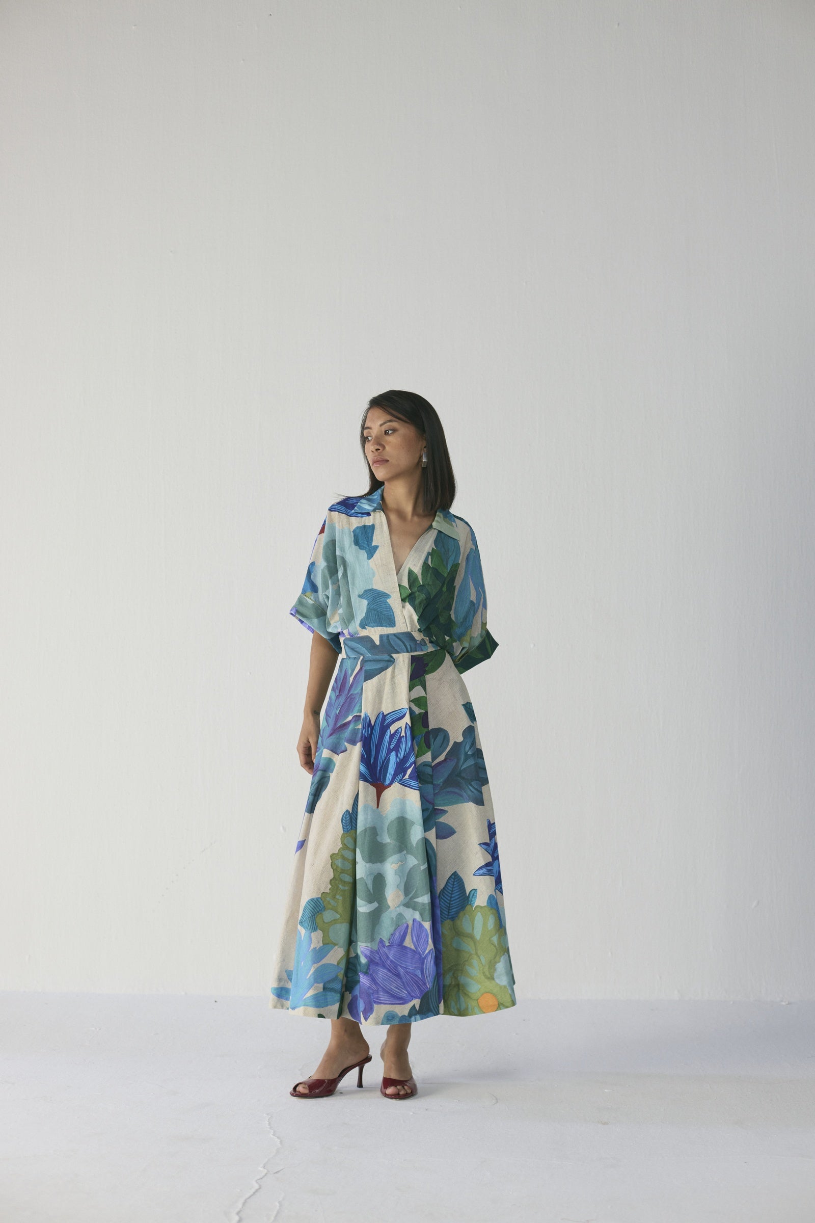 garden party wrap dress Wholesale The Garden Party | Floral Derby Wrap Dress for your store