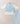 Sky Blue Chanderi Bandi & Satin Linen Kurta Set with Pajama