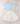 Chanderi Sky Blue Silver Stripe Cold Shoulder Blouse with Embroidered Stripe Ghagra with Dupatta