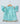 Brocade Sky Blue Gold Butti Cold Shoulder Blouse with Badla Embroidered Ghagra with Dupatta