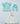 Brocade Sky Blue Gold Butti Cold Shoulder Blouse with Badla Embroidered Ghagra with Dupatta