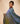 Single Ikat Light Blueish Green Vohra Gajji Design Motif