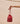 Red Colour Single Ikat Ek Phool Motif