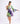 Green Purple Daisy Orchid Dress