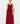 Red and Pink Floral Sleeveless Long Dress