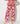 Red and White Floral Pants