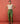 Ikis Overlapping Hem Linen Pants in Fern Green