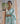 Drift and Dream Aqua Mulberry Silk Sari