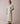 Sola Patchwork Block-Printed Linen Dress in Ivory
