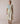 Sola Patchwork Block-Printed Linen Dress in Ivory