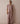 Anne V-Neck Stripe Linen Co-ord in Natural