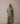 Anne V-Neck Stripe Linen Co-ord in Fern