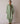 Joana Patchwork Stripe Linen Kurta Sets in Fern