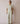 Anne V-Neck Stripe Linen Co-ord in Ivory
