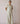 Anne V-Neck Stripe Linen Co-ord in Ivory