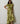 Marigold Two-Tone Dress in Olive