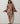 Marigold Stripe Shift Dress in Rose