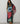 One-Shoulder Poppies Kaftan in Night