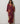 Poppies Kaftan Dress in Mulberry
