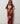 Poppies Embroidered Curved-Hem Set in Mulberry