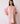 Raza Metallic Linen Co-ord in Pink