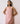 Dana Pintuck & Pleat Sleeveless Dress in Pink
