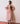 Raya Metallic Linen Wrap Dress with Jacket in Pink