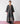 Ura Hand-Embroidered Metallic Linen Kurta Set in Charcoal