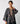 Ura Hand-Embroidered Metallic Linen Kurta Set in Charcoal