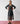 Raya Metallic Linen Wrap Dress with Jacket in Charcoal