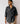 Zai Floral Hand-Embroidered Shirt in Charcoal