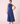 Naomi Ink Blue Linen Midi Dress