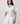White Multicolour Swarovski Studs Shorts Co-ord Set