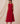 Yola Scarlet Linen Dress