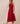 Yola Scarlet Linen Dress