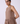 Sumi Brown Colourblocked Linen Midi Dress