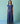 Xora Border Linen Cap-Sleeve Co-ord Set in Indigo