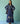 Sira Border Linen Floral Co-ord Set in Indigo