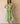 Hibiscus Anaar Sleeveless Shirt Midi Dress in Green