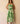 Hibiscus Anaar Smocked Bodice Maxi Dress in Green