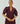 Poplin Point Collar A-Line Midi Dress In Maroon