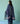 Rava Border Linen Stripe Dupatta in Indigo