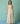 Pera Border Linen Tiered Dress in Ivory