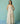 Pera Border Linen Tiered Dress in Ivory