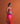 Red Dip-Dye Sari Set