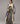 Eggshell Corset with Trench Jacket & Dual Striped Sari Set