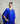 Handwoven Electric Blue Banarasi Kaftan