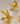 Fiore Earrings in Gold