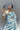 Powder Blue With Silver Zari Houndstooth Sari