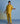 Aboli Patchwork Linen C-ord Set In Ochre